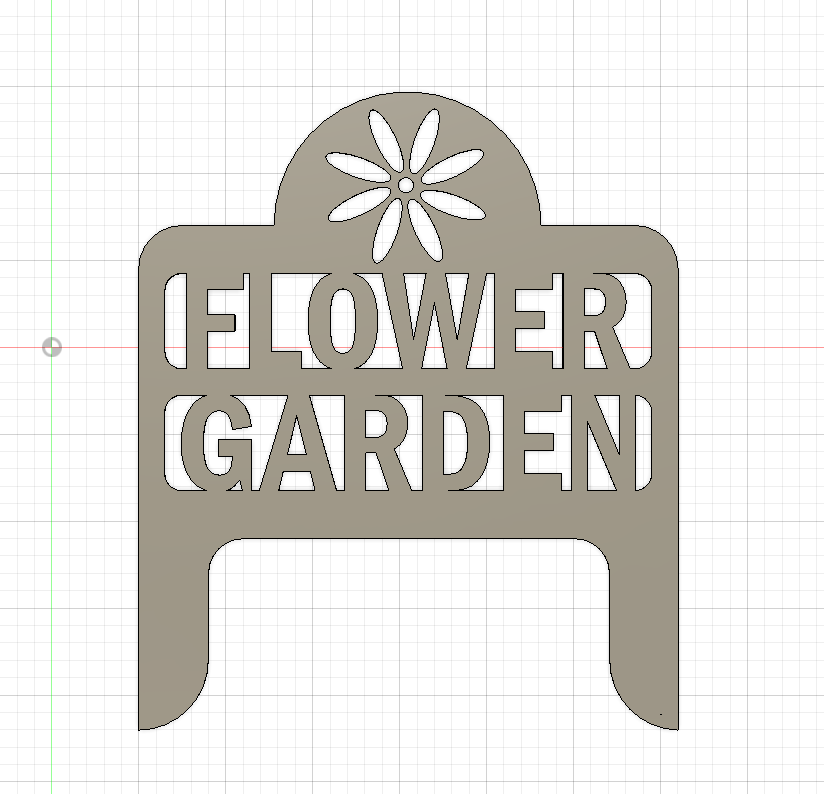 Flower Garden Sign