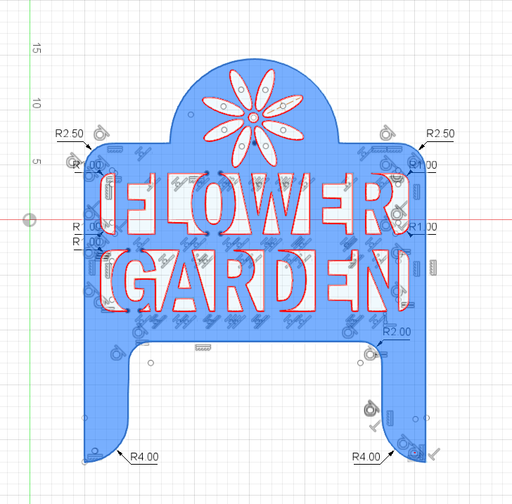 Flower Garden Sign