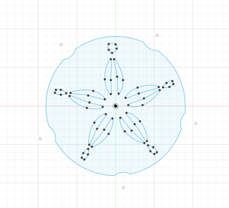 Sand Dollar Ornament (DXF Digital Download File)