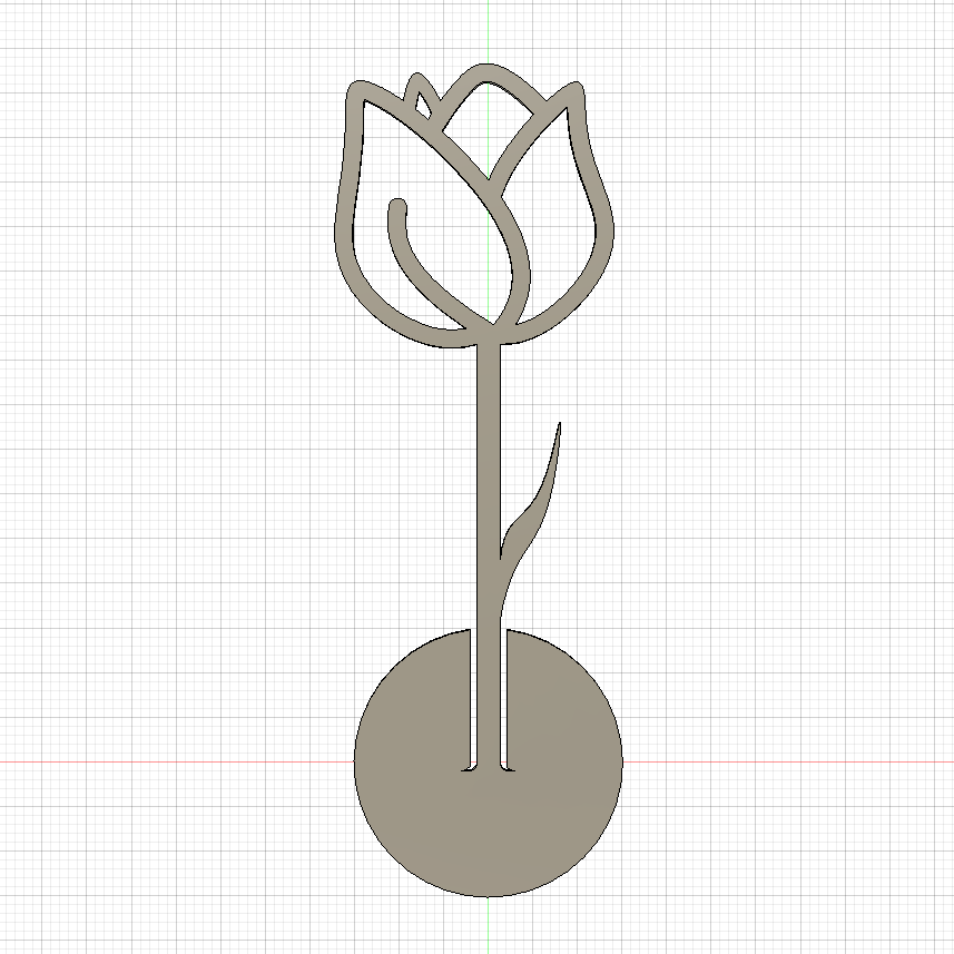 Tulip (DXF Digital Download File)