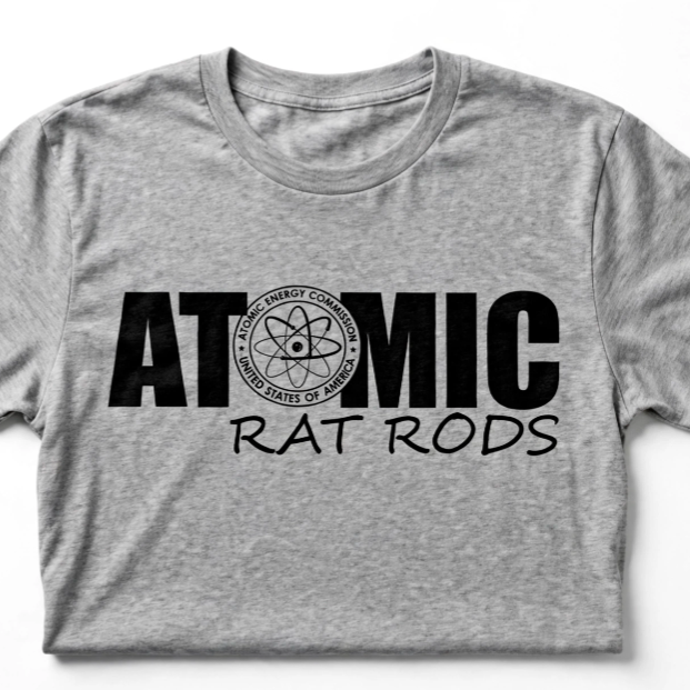 Atomic Logo T-shirt, Light Grey