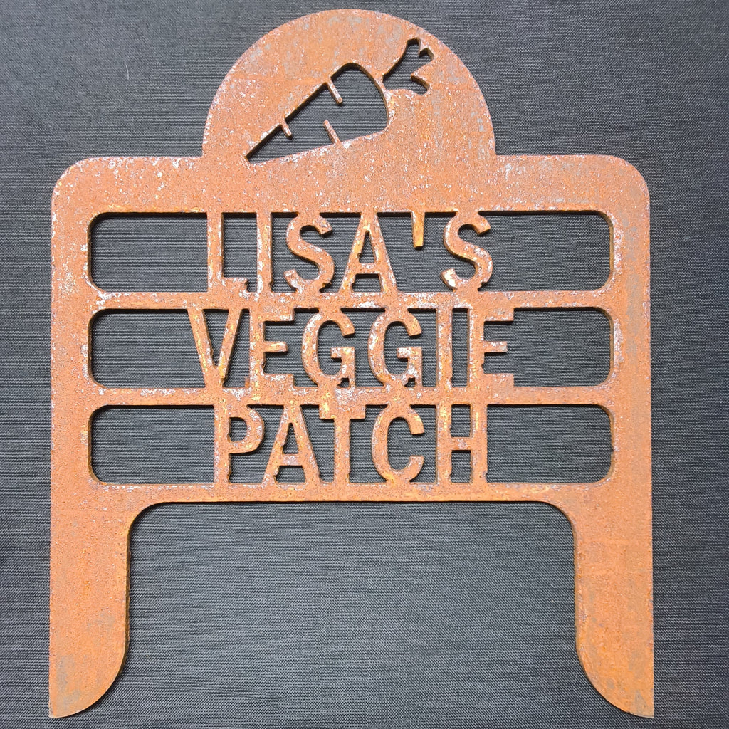 Personalized Veggie Patch Sign