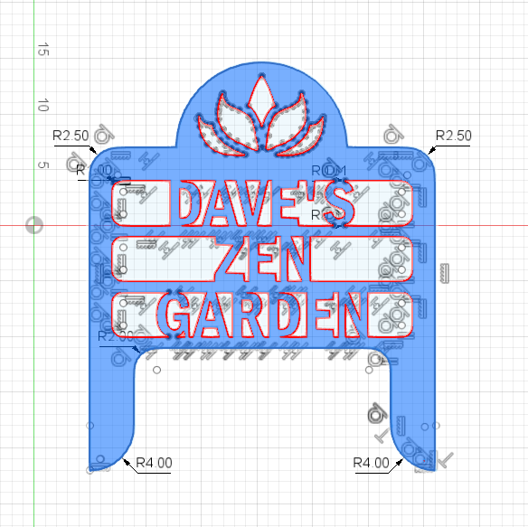 Personalized Zen Garden Sign