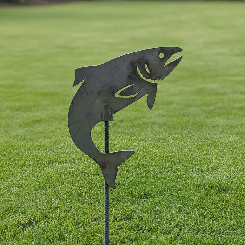 Salmon Garden Stake