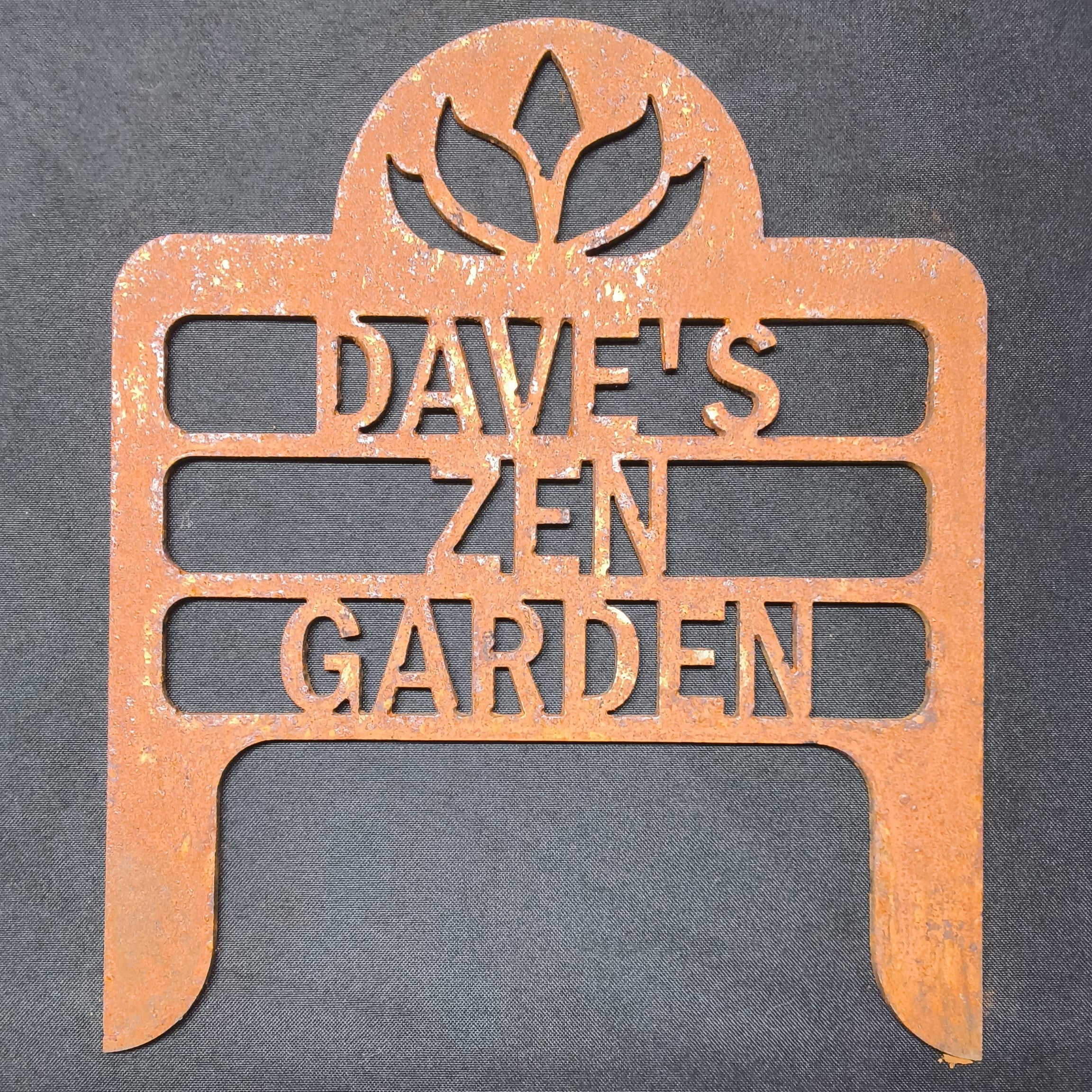 Personalized Zen Garden Sign