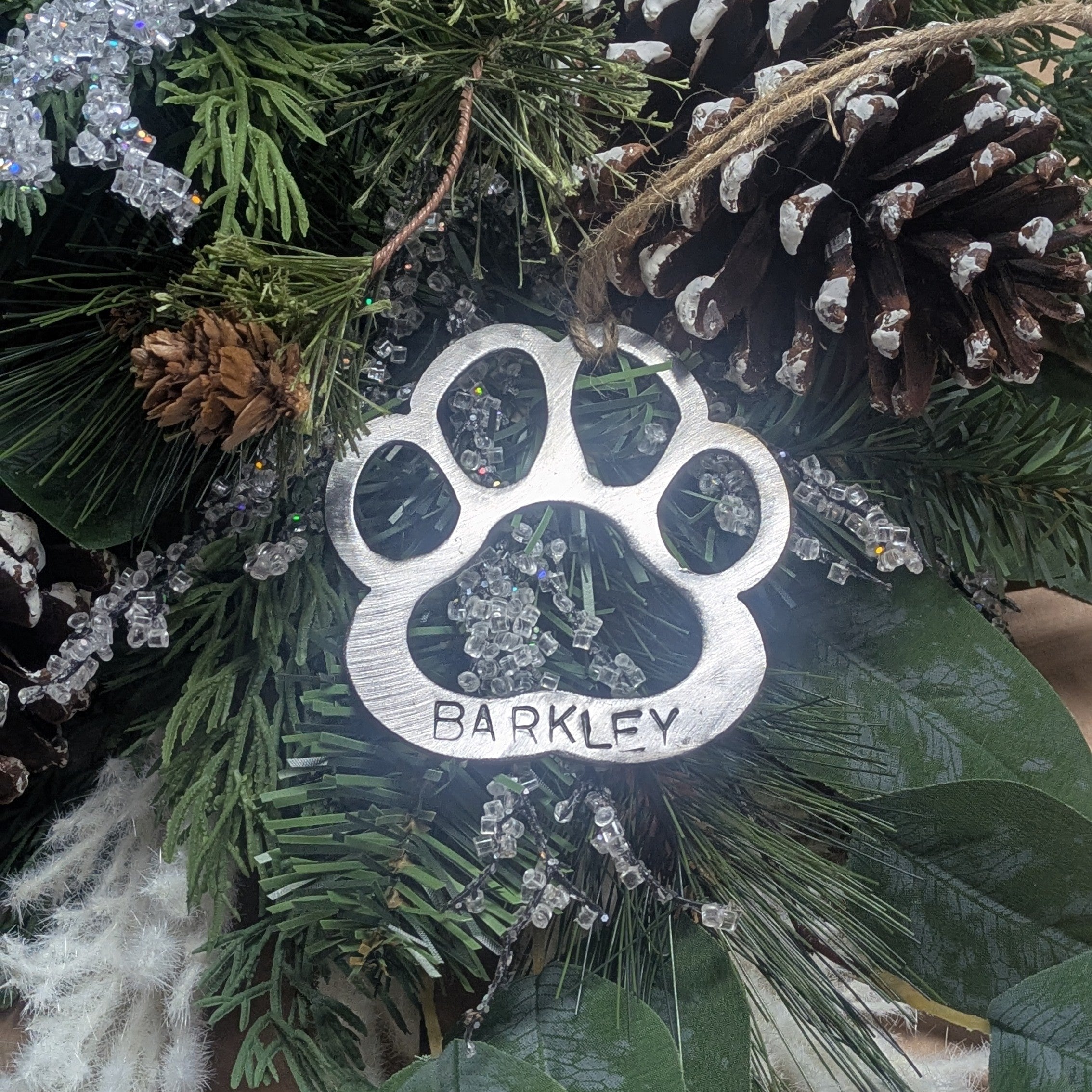 Personalized Big Paw Ornament
