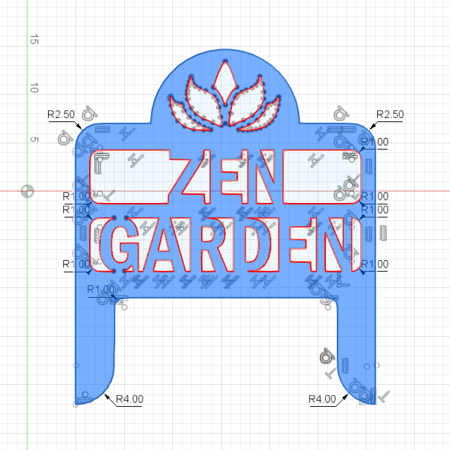Zen Garden Sign