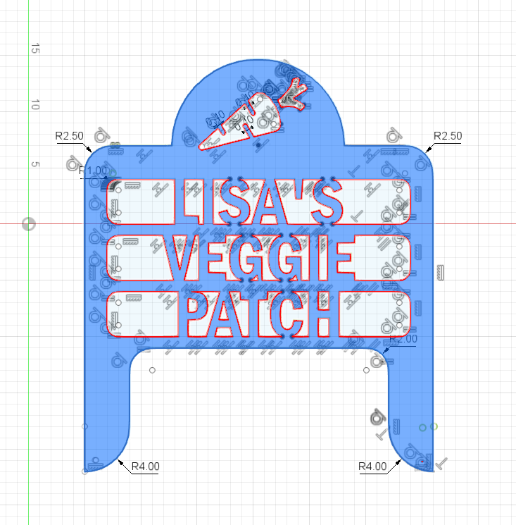 Personalized Veggie Patch Sign