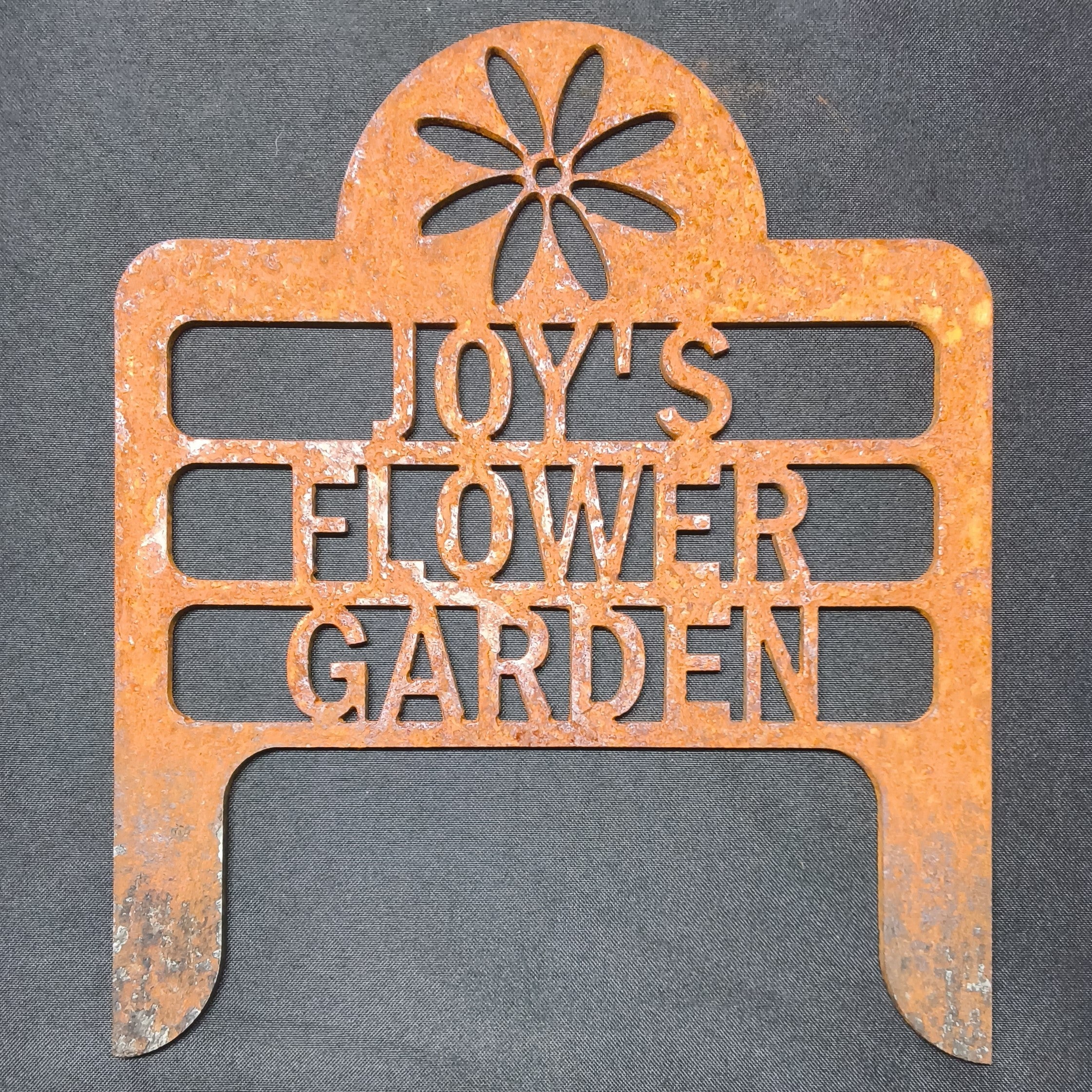 Personalized Flower Garden Sign