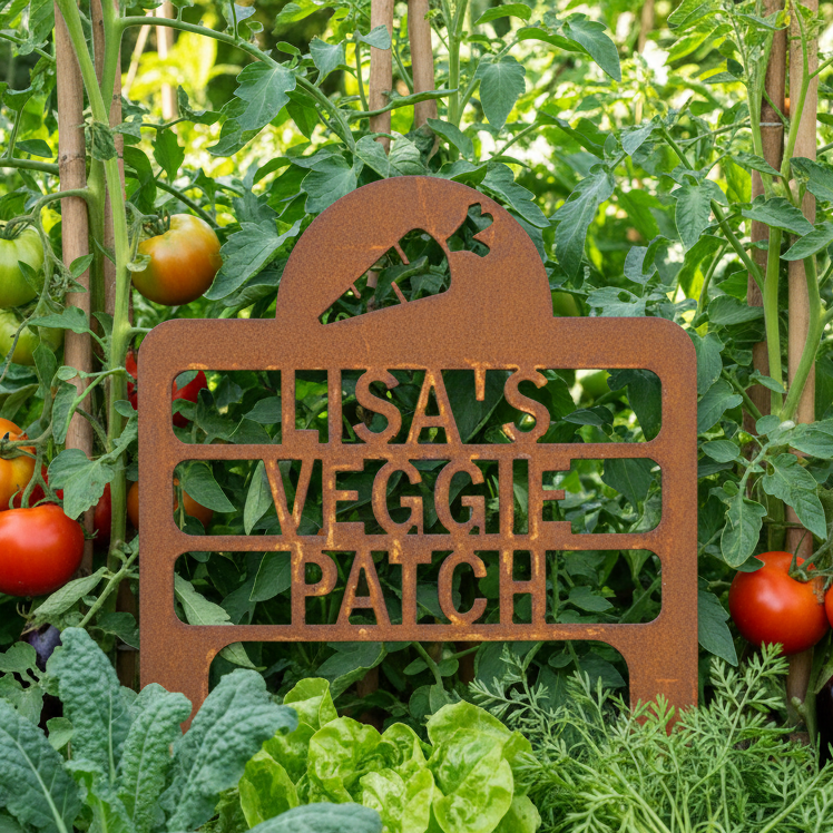 Personalized Veggie Patch Sign