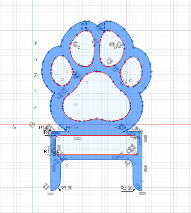 Personalized Pet Paw Garden Sign